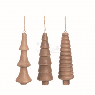 Набор из 3 натуральных украшений-шишек - купить в Белых