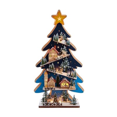 Деревянная ёлка 60 см - купить в Белых